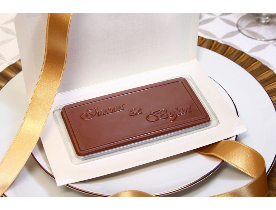 Personalizovana čokolada za venčanje